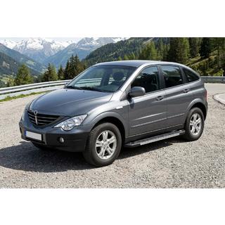 Бокові пороги RedLine V1 (2 шт., Алюміній) SsangYong Action 2005-2018 рр. фото 1
