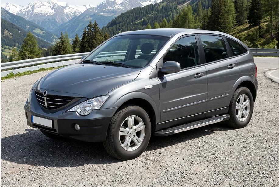 SsangYong Action 2005-2018 рр. Бокові пороги RedLine V1 (2 шт., Алюміній) Image
