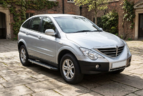 SsangYong Action 2005-2018 рр. Бокові пороги Duru (2 шт., Алюміній) фото 1