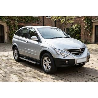 Бокові пороги Duru (2 шт., Алюміній) SsangYong Action 2005-2018 рр. фото 1