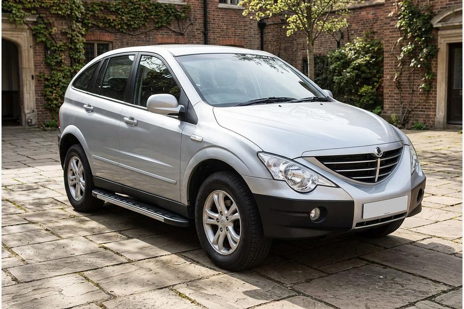 SsangYong Action 2005-2018 рр. Бокові пороги Duru (2 шт., Алюміній) Image