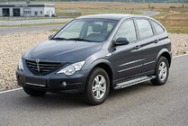 SsangYong Action 2005-2018 рр. Бокові пороги Rainbow (2 шт., Алюміній) фото 1