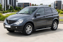 SsangYong Action 2005-2018 рр. Бокові пороги Fullmond (2 шт., Алюміній) фото 1
