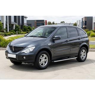 Бокові пороги Fullmond (2 шт., Алюміній) SsangYong Action 2005-2018 рр. фото 1