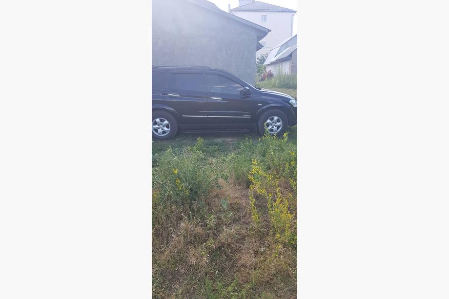 SsangYong Kyron 2005-2014 рр. Бокові пороги Allmond Black (2 шт., Алюміній) Фото 3