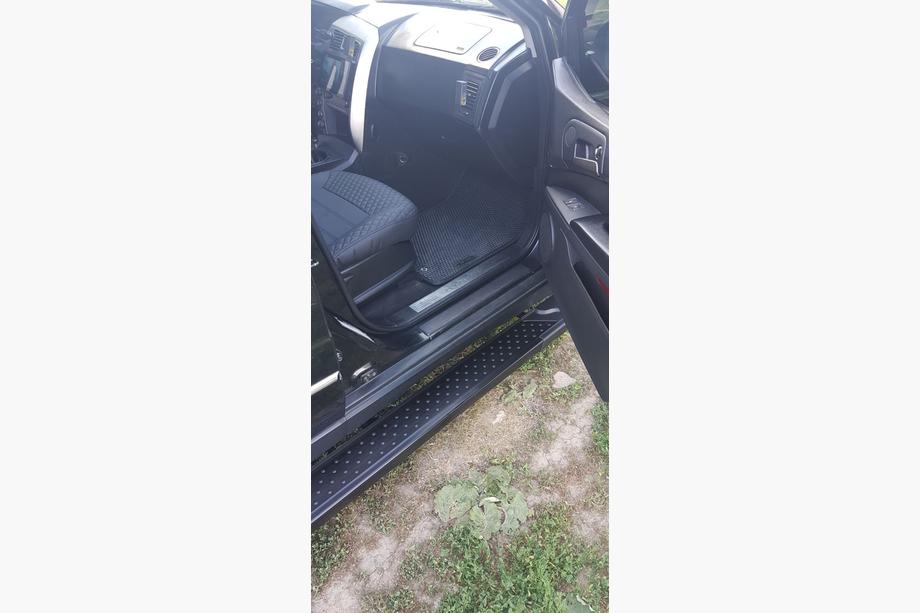 SsangYong Kyron 2005-2014 рр. Бокові пороги Allmond Black (2 шт., Алюміній) Фото 6