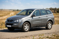 SsangYong Kyron 2005-2014 рр. Бокові пороги RedLine Black (2 шт., Алюміній) фото 1