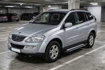 SsangYong Kyron 2005-2014 рр. Бокові пороги Rainbow (2 шт., Алюміній) фото 1