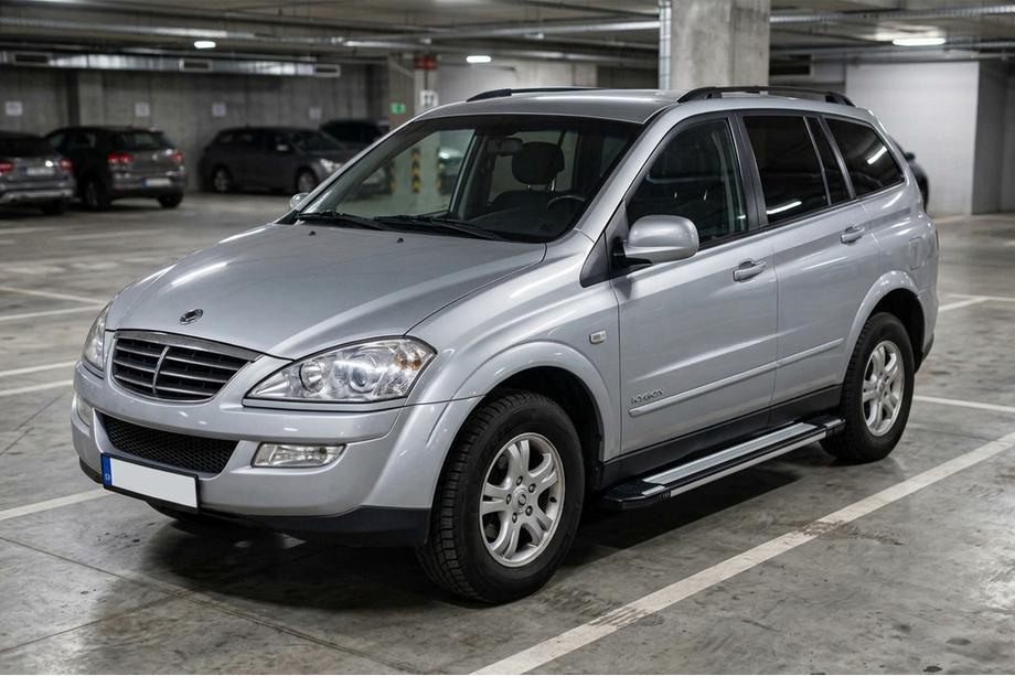 SsangYong Kyron 2005-2014 рр. Бокові пороги Rainbow (2 шт., Алюміній) Image