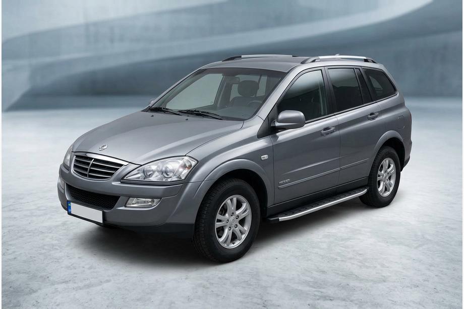 SsangYong Kyron 2005-2014 рр. Бокові пороги Fullmond (2 шт., Алюміній) Image
