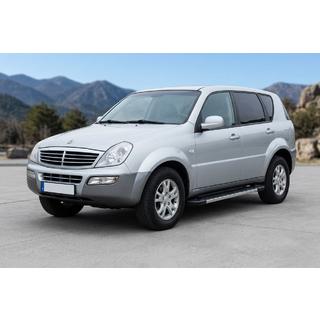 Бокові пороги RedLine V1 (2 шт., Алюміній) SsangYong Rexton I 2001-2017 рр. фото 1