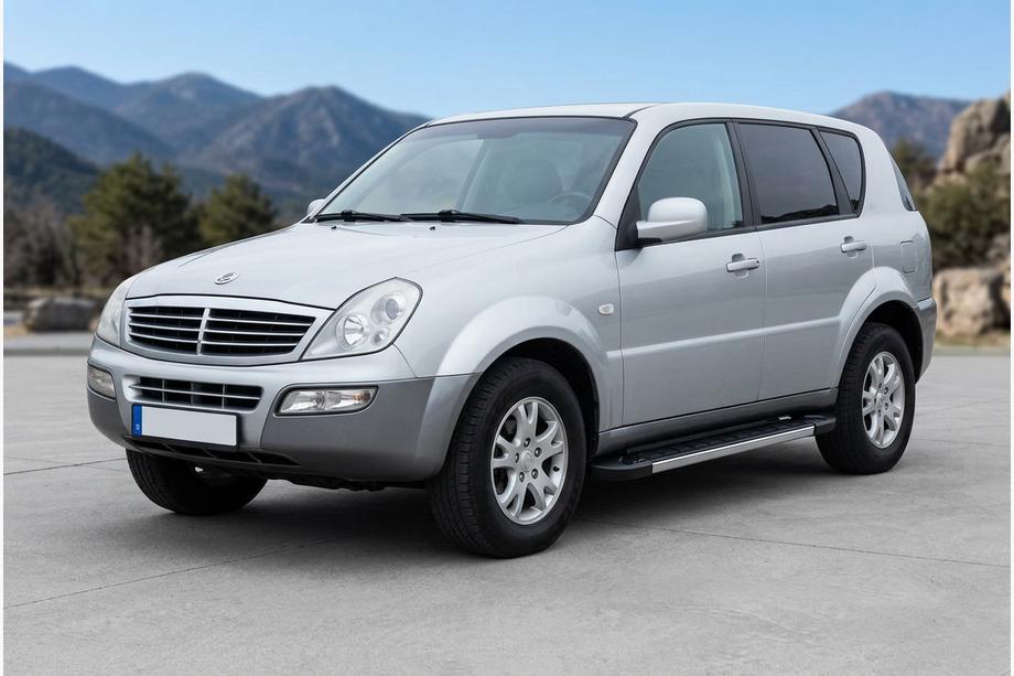 SsangYong Rexton I 2001-2017 рр. Бокові пороги RedLine V1 (2 шт., Алюміній) Фото 1