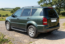 SsangYong Rexton I 2001-2017 рр. Бокові пороги Duru (2 шт., Алюміній) 2012-2017 фото 1