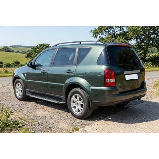 Бокові пороги Duru (2 шт., Алюміній) SsangYong Rexton I 2001-2017 рр. фото 1