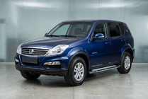 SsangYong Rexton I 2001-2017 рр. Бокові пороги Rainbow (2 шт., Алюміній) фото 1