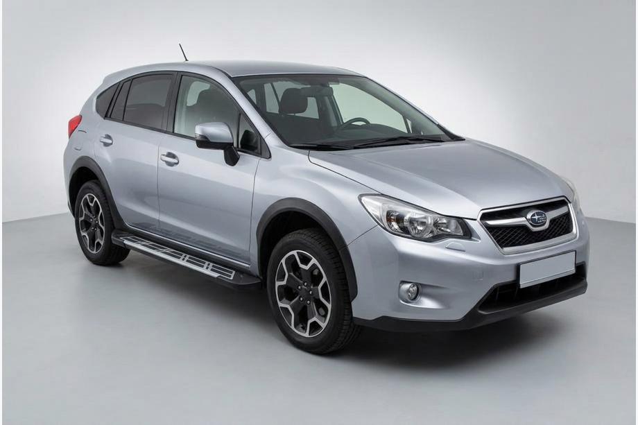 Subaru XV 2011-2017 рр. Бокові пороги Sunrise (2 шт., Алюміній) Image