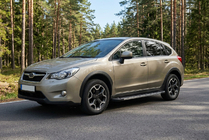 Subaru XV 2011-2017 рр. Бокові пороги RedLine V1 (2 шт., Алюміній) фото 1