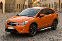 Subaru XV 2011-2017 рр. Бокові пороги Line (2 шт., Алюміній) фото 1