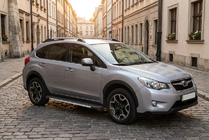 Subaru XV 2011-2017 рр. Бокові пороги Duru (2 шт., Алюміній) фото 1