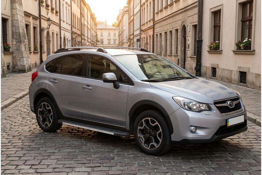 Subaru XV 2011-2017 рр. Бокові пороги Duru (2 шт., Алюміній) Image