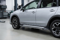 Subaru XV 2011-2017 рр. Бокові пороги Rainbow (2 шт., Алюміній) фото 1