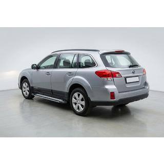 Бокові пороги Rainbow (2 шт., алюміній) Subaru Outback 2009-2014 рр. фото 1