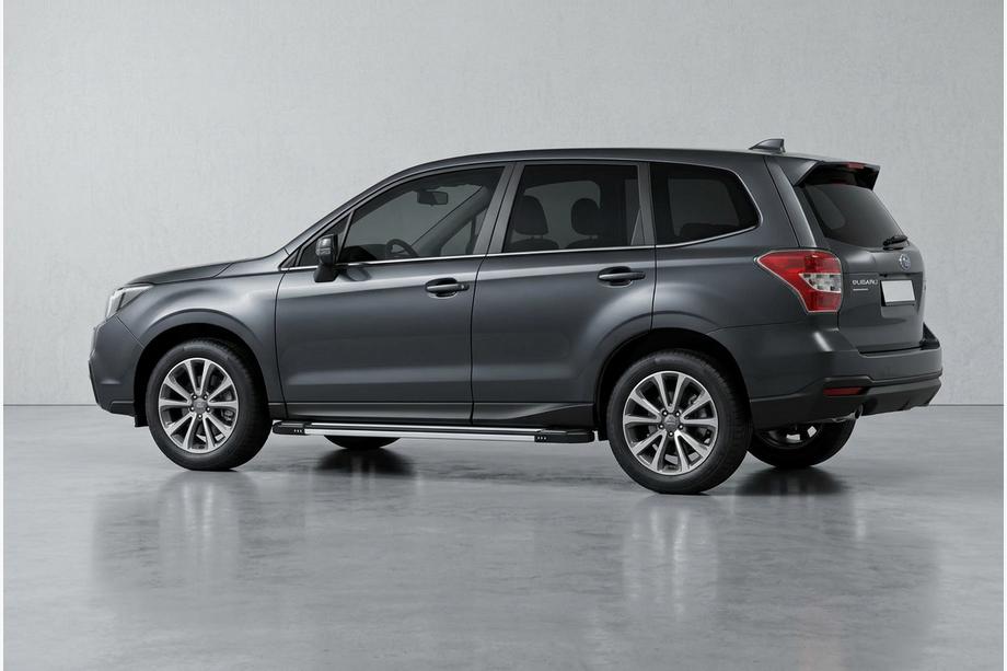 Subaru Forester 2013-2018 рр. Бокові пороги Rainbow (2 шт., Алюміній) Image