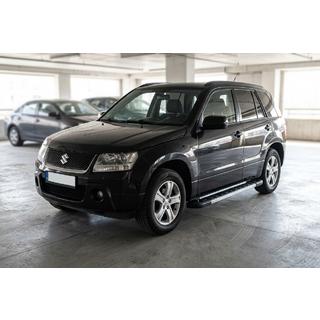 Бокові пороги RedLine V1 (2 шт., Алюміній) Suzuki Grand Vitara 2005-2017 рр. фото 1