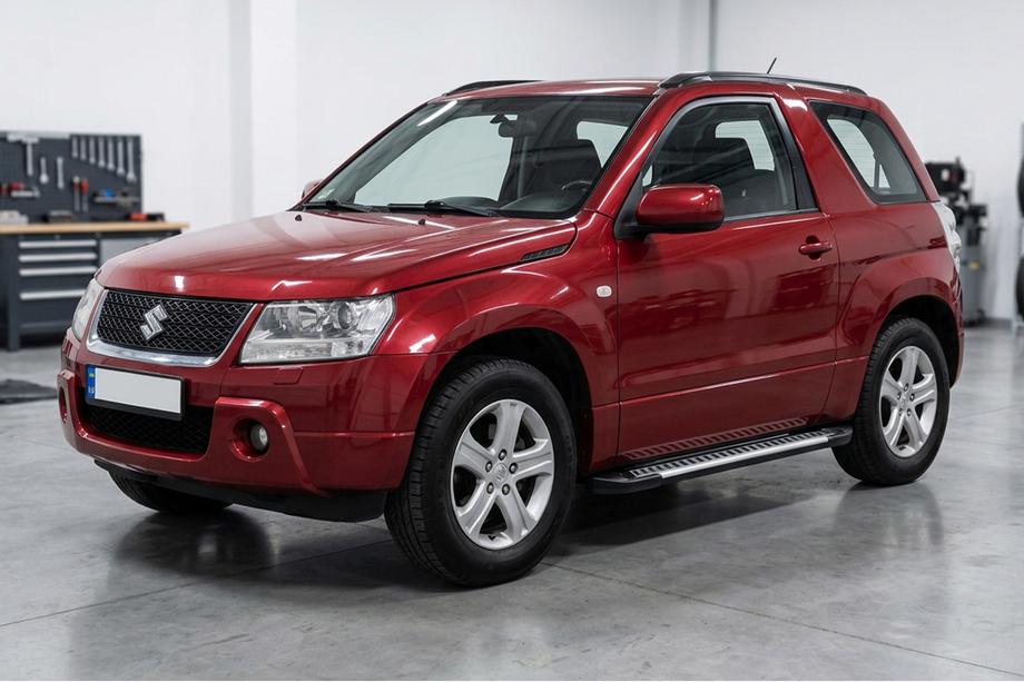 Suzuki Grand Vitara 2005-2017 рр. Бокові пороги Line (2 шт., Алюміній) Image
