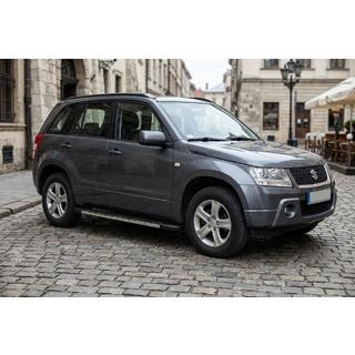 Бокові пороги Duru (2 шт., Алюміній) Suzuki Grand Vitara 2005-2017 рр. фото 1