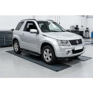 Бокові пороги Bosphorus Black (2 шт., Алюміній) Suzuki Grand Vitara 2005-2017 рр. фото 1
