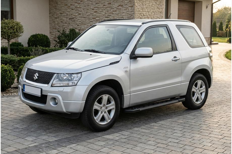 Suzuki Grand Vitara 2005-2017 рр. Бокові пороги RedLine Black (2 шт., Алюміній) Image