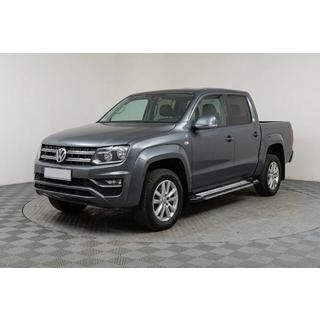 Бокові пороги Rainbow (2 шт., алюміній) Volkswagen Amarok 2010-2022 рр. фото 1