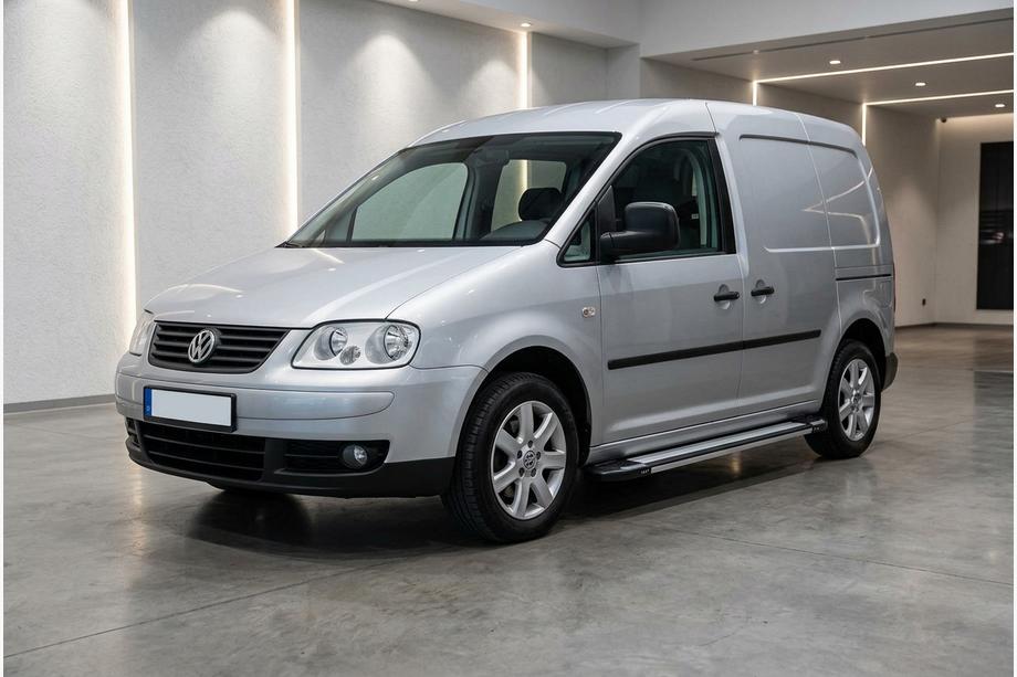 Volkswagen Caddy 2004-2010 рр. Бокові пороги Rainbow (2 шт., Алюміній) Максі база Фото 1