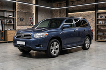 Toyota Highlander 2008-2013 рр. Бокові пороги Line (2 шт., Алюміній) фото 1