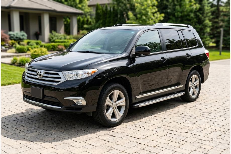Toyota Highlander 2008-2013 рр. Бокові пороги Fullmond (2 шт., Алюміній) Image
