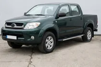 Toyota Hilux 2006-2015 рр. Бокові пороги Duru (2 шт., Алюміній) фото 1