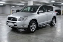 Toyota Rav 4 2006-2013 рр. Бокові пороги Sunrise (2 шт., алюміній) фото 1