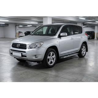 Бокові пороги Sunrise (2 шт., алюміній) Toyota Rav 4 2006-2013 рр. фото 1