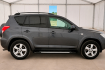 Toyota Rav 4 2006-2013 рр. Бокові пороги Line (2 шт., Алюміній) фото 2