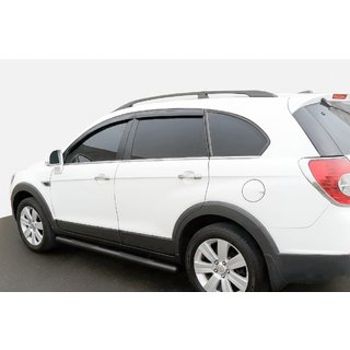 Бічні труби Black (2 шт., нерж.) Chevrolet Captiva 2006-2019 рр.