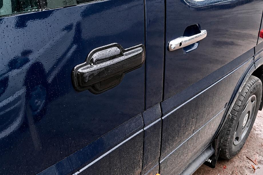 Volkswagen LT 1995-2006 рр. Накладка на ручку дверки EuroCap (1шт, ABS) Фото 1