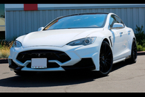 Tesla Model S 2012- рр. Комплект обвісів LRT-Design Carbon фото 13