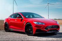 Tesla Model S 2012- рр. Комплект обвісів LRT-Design Carbon фото 7