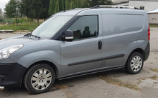 Opel Combo 2012-2018 рр. Бічні труби Black (2 шт., нерж.) фото 2