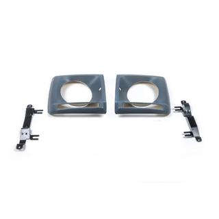 Накладки на фари (комплект з кріпленням) Mercedes G сlass W463 1990-2018 рр. фото 2