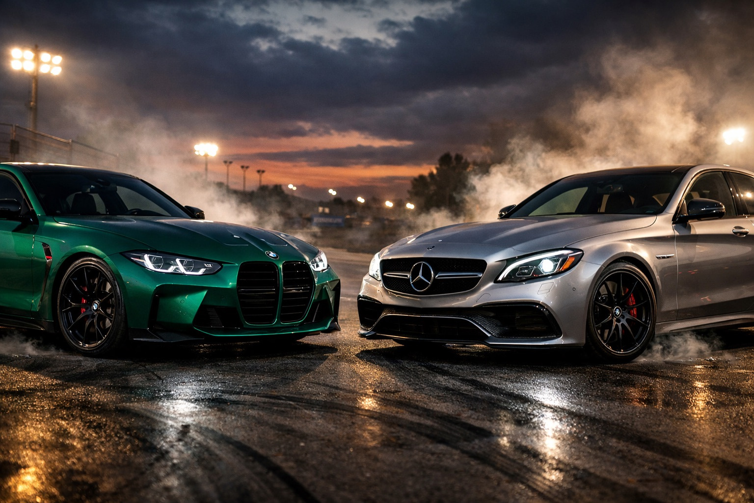 Порівняння BMW M3 vs Mercedes C63