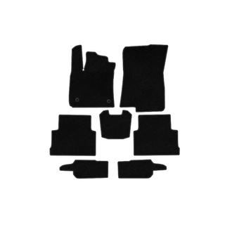 Килимки текстильні Deluxe (3 ряди, Чорний) фото 1