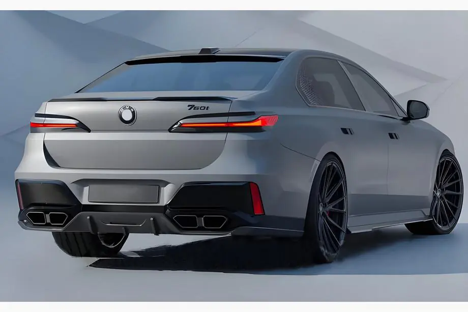 BMW 7 серія G70/G71 2022- рр. Спойлер на скло (бленда) Image