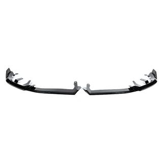 Накладка на передній бампер Lip Gloss black (для М-Sport) BMW 5/i5 серія G60/G60E/G61 2023- рр. фото 3